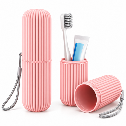 Estuche Organizador de Viaje para Cepillo y Pasta Dental