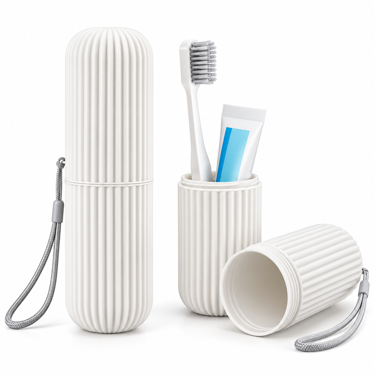 Estuche Organizador de Viaje para Cepillo y Pasta Dental