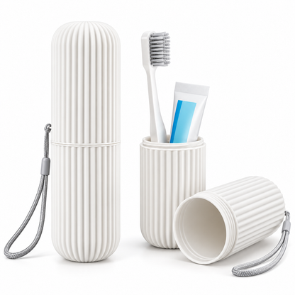 Estuche Organizador de Viaje para Cepillo y Pasta Dental