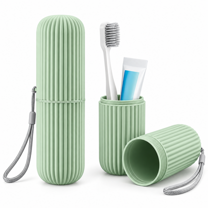 Estuche Organizador de Viaje para Cepillo y Pasta Dental